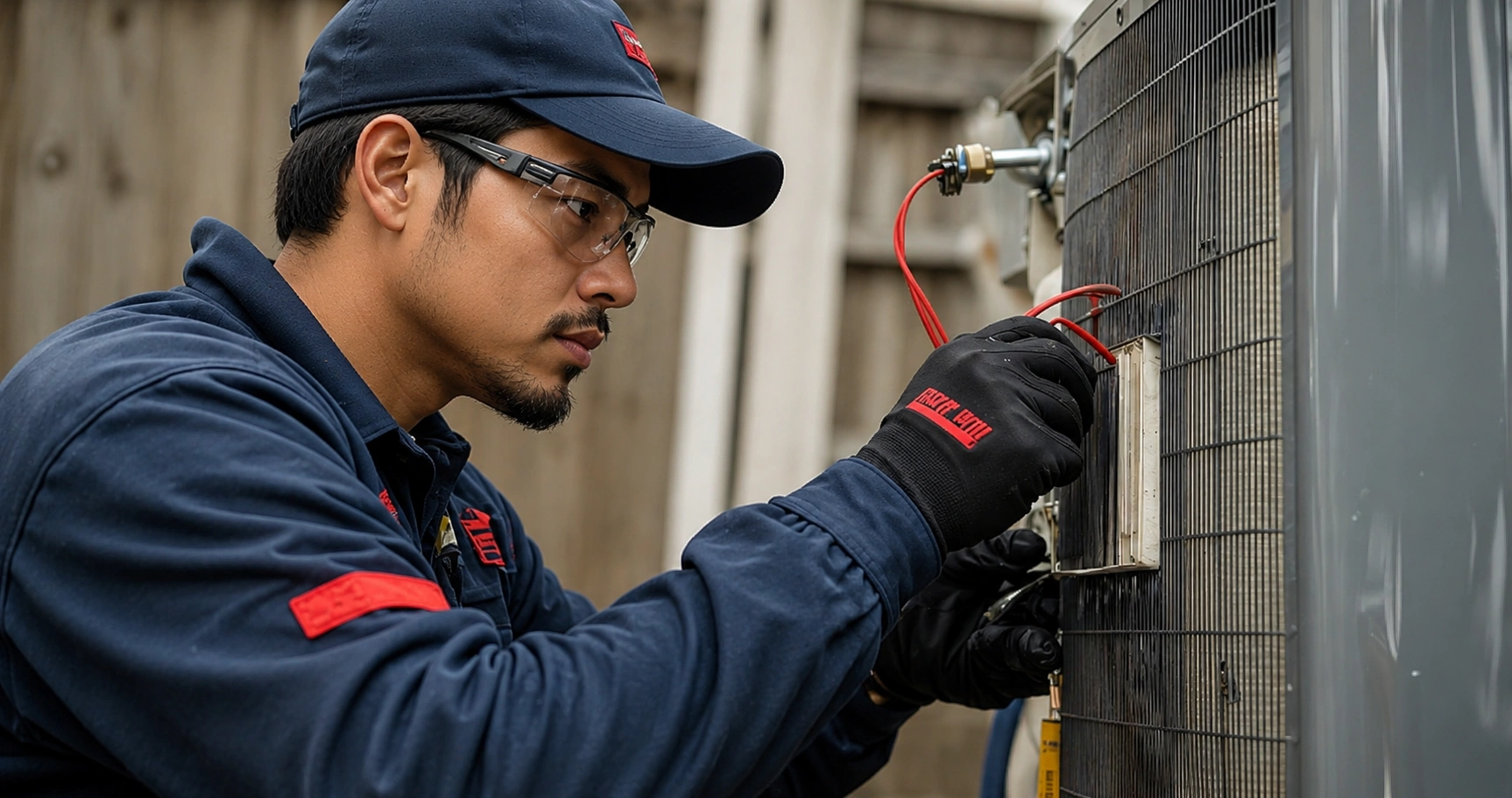 ClearBlue HVAC team delivering professional heating and cooling services